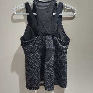 Lululemon Black Patterned Women's Tank